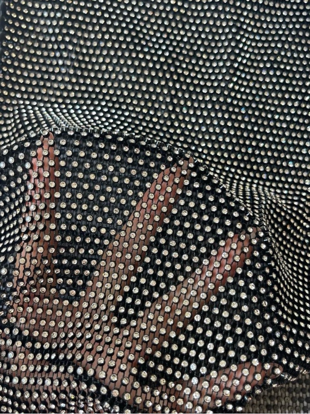 Mesh Rhinestone Mini Skirt ✨🖤 - Picture 3 of 8